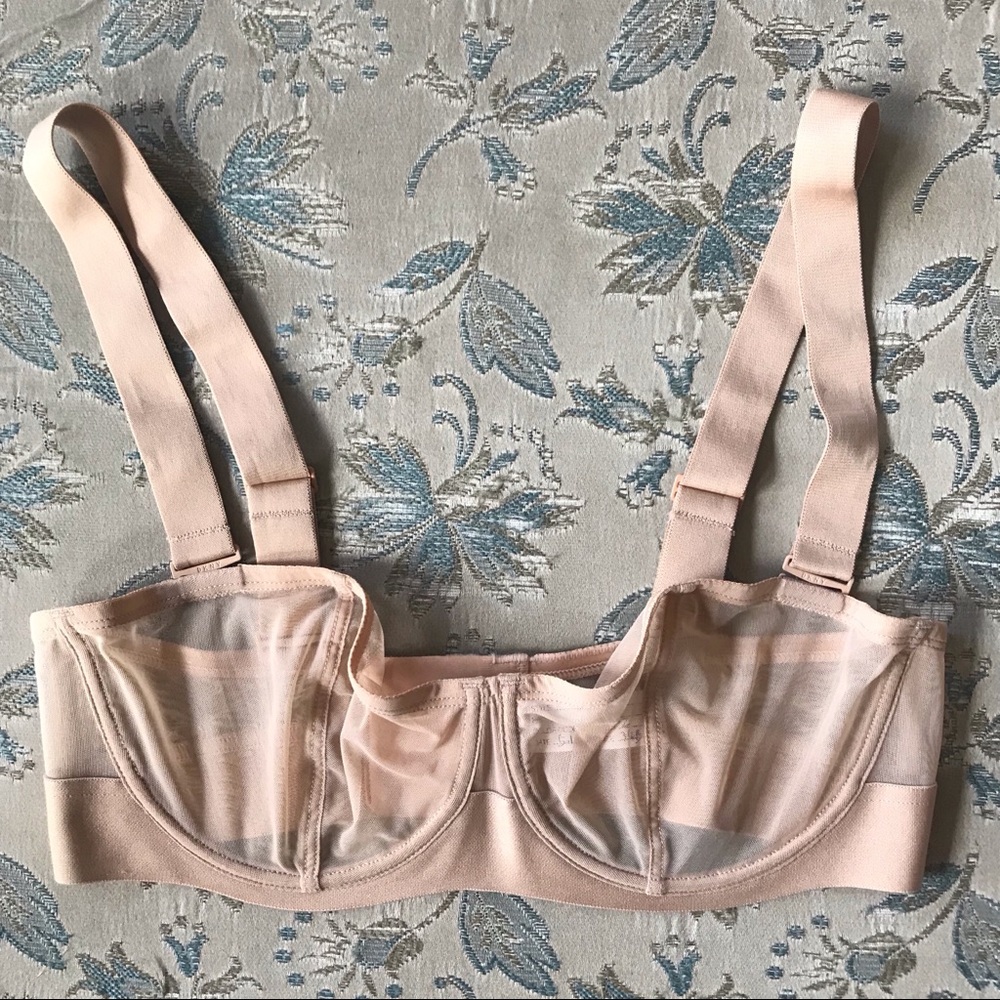 DKNY Nude Sheer Mesh Convertible Bra | 34B